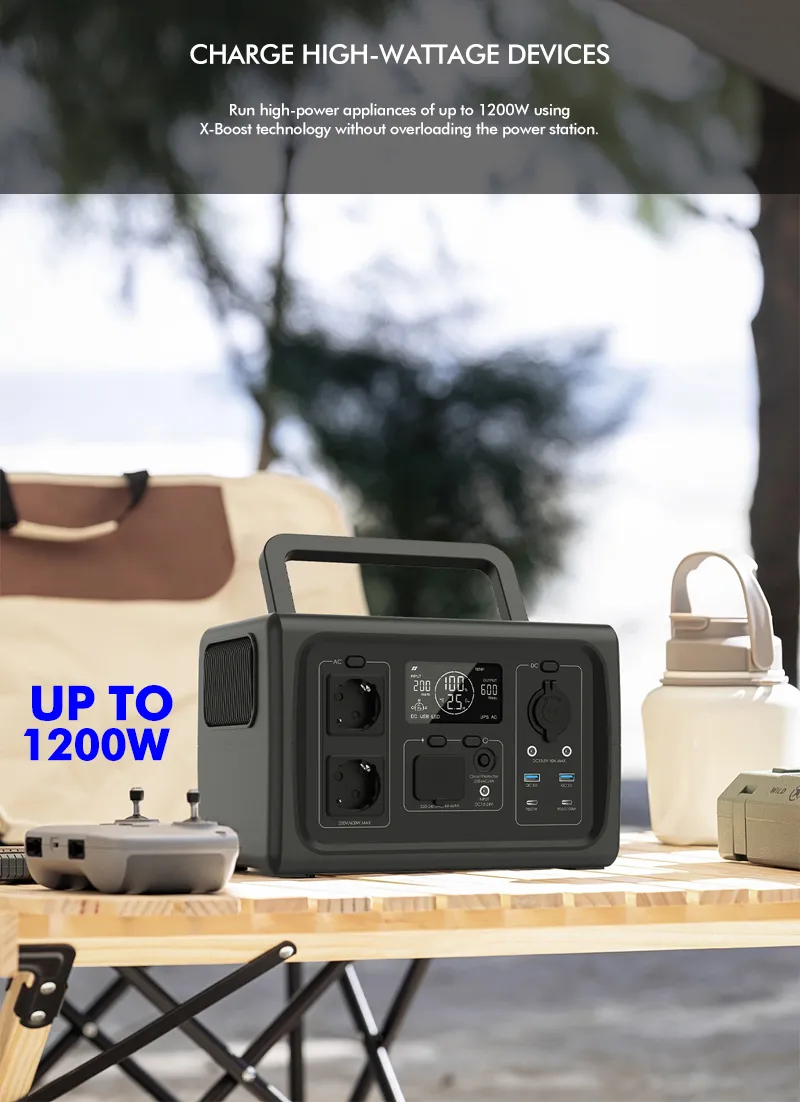 300W بنك بطارية ليثيوم القابلة للشحن مولد الطاقة الشمسية المحمولة