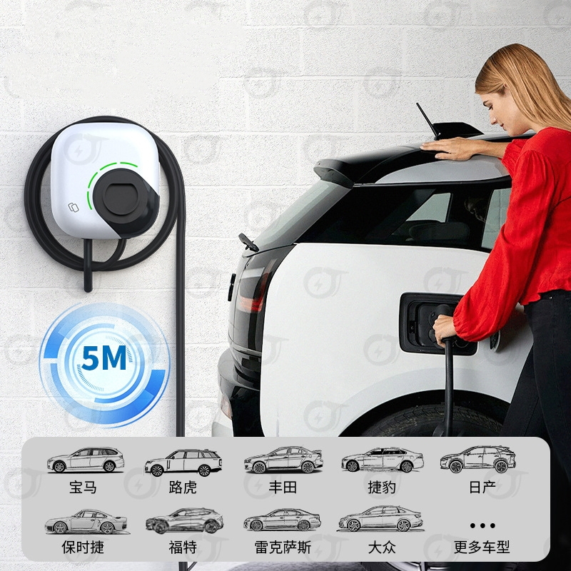 محطة شحن المركبات الكهربائية الجديدة وفقًا للمعايير الأوروبية 22kw منزلية Type2 تيار متردد 32A شحن على متن السيارة مسدس شحن محمول عبر الحدود