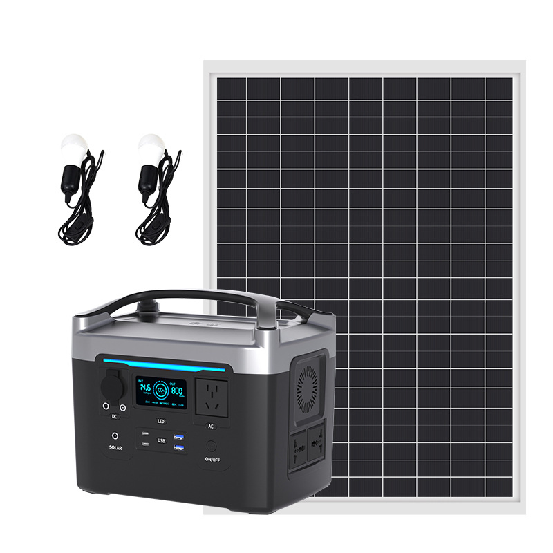 نظام طاقة الطوارئ المنزلية 200W 300W 400W 500W 1000W 1500W 2000W 2500W 3000W 5000W محطة طاقة شمسية محمولة في الهواء الطلق
