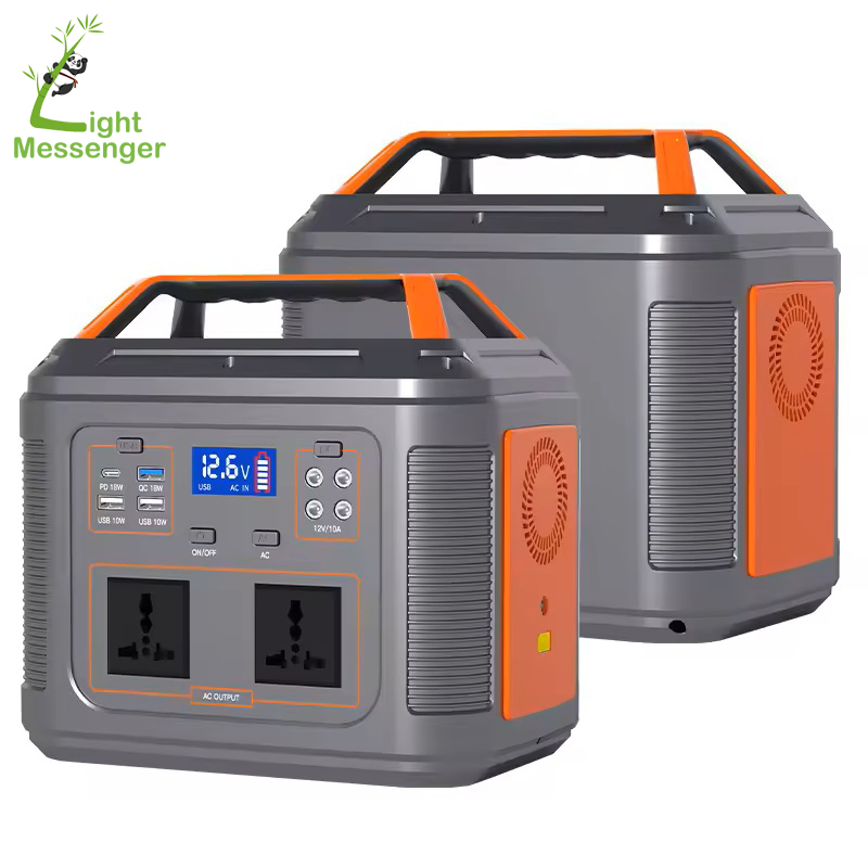 نظام طاقة الطوارئ المنزلي LiFePO4 بطارية ليثيوم 300 واط 500W 1000W 2000W 3000W 5000W مولد شمسي داخلي خارجي محطة طاقة محمولة مع لوحة شمسية