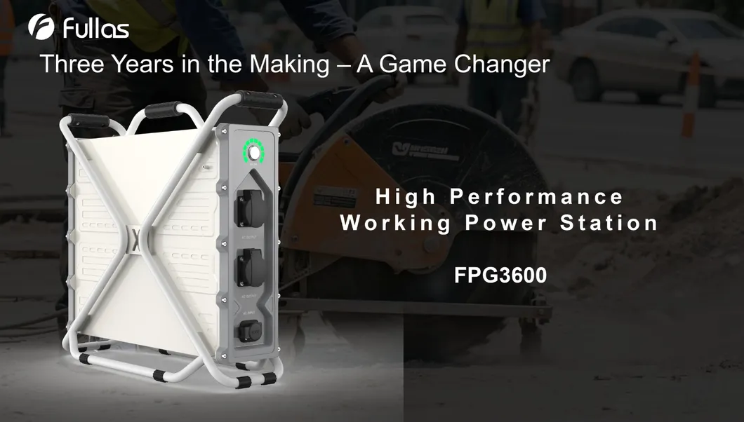 3600W محطة طاقة محمولة مصنفة 20000W ذروة للاحتياطي الصناعي والطاقة في الموقع