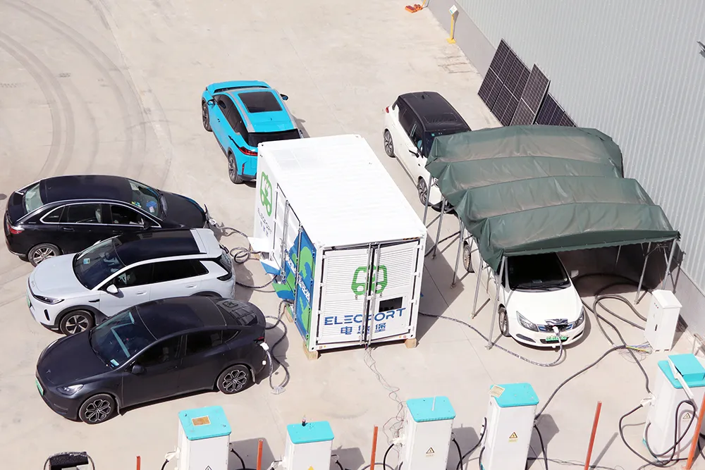 محطة طاقة محمولة 1.29mwh 1.2MW 1c نظام احتياطي للطاقة الخارجية لتزويد الطاقة للمشاريع