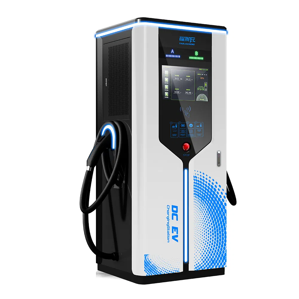 40kw 60kw 240kw تصميم مقبض محمول فعال لمحطة شحن محطات الشحن على الطرق السريعة بين المدن