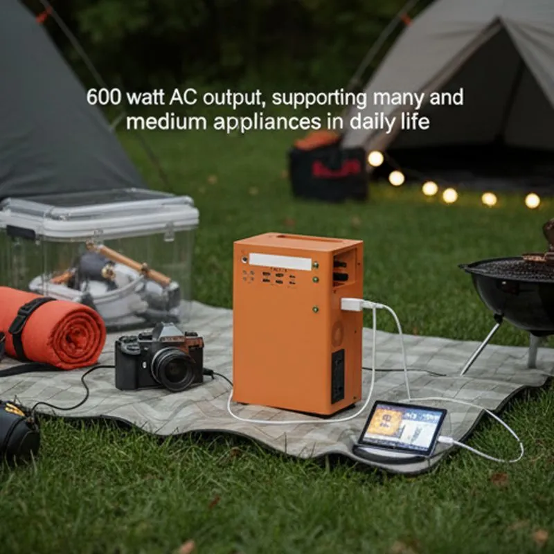 300W محطة تخزين الطاقة الشمسية المحمولة للأجهزة المنزلية والصناعية