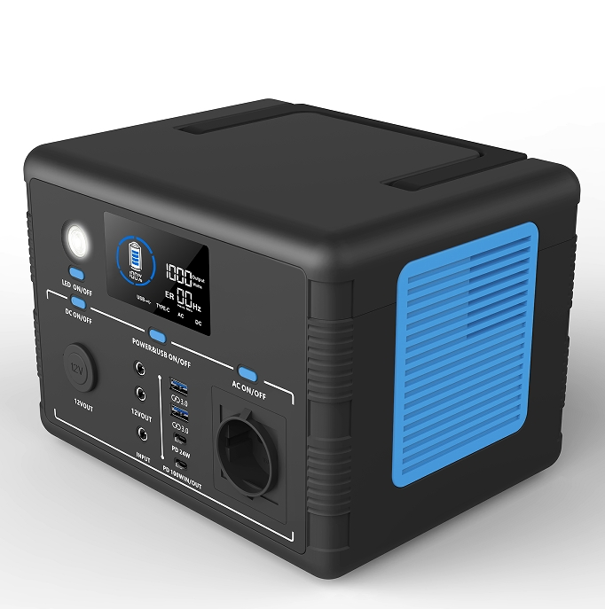 محطة طاقة محمولة عالية السعة 500W مع كابلات شحن USB