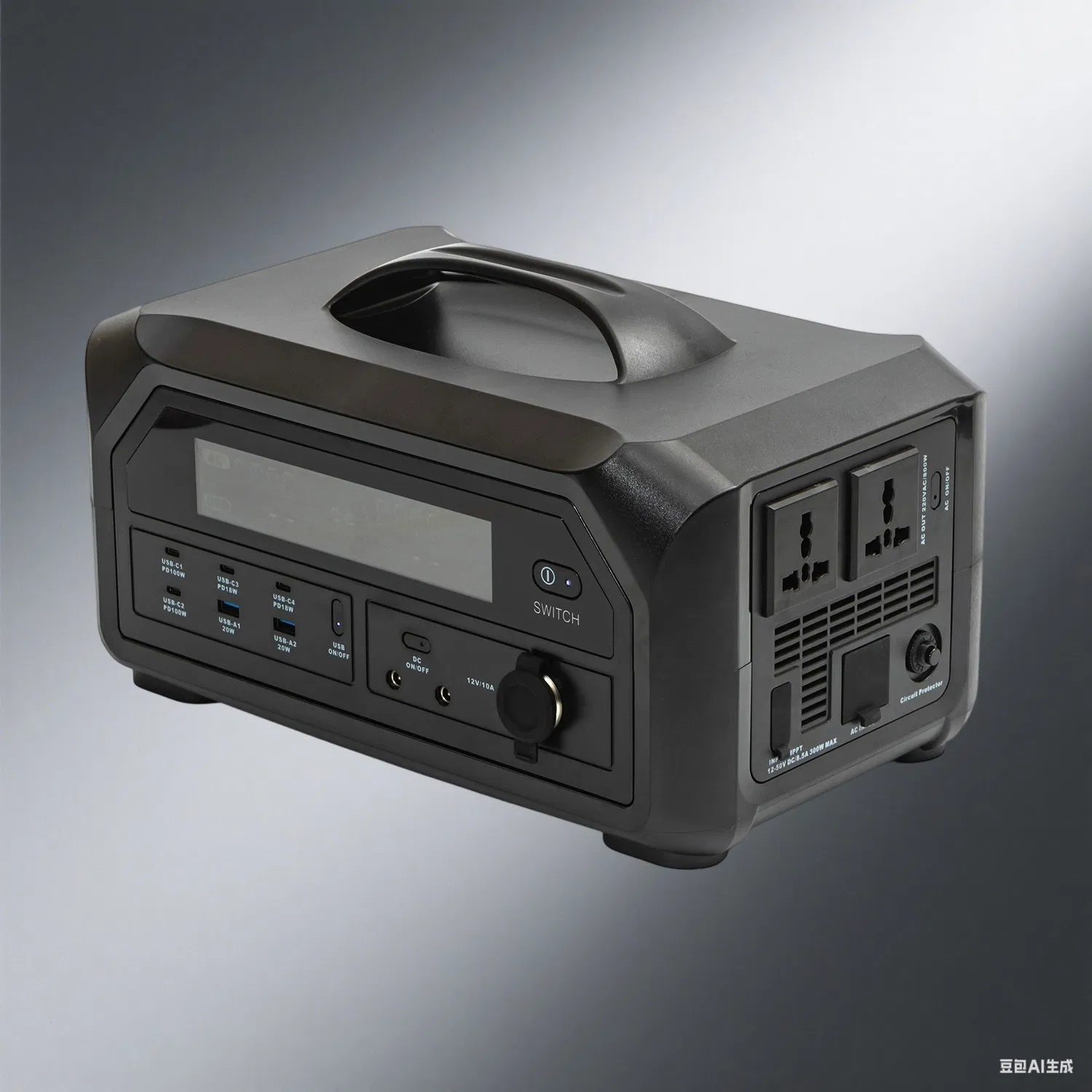 Hcs-800/1200 محطة طاقة صامتة صغيرة محمولة لجهاز CPAP والأجهزة الطبية
