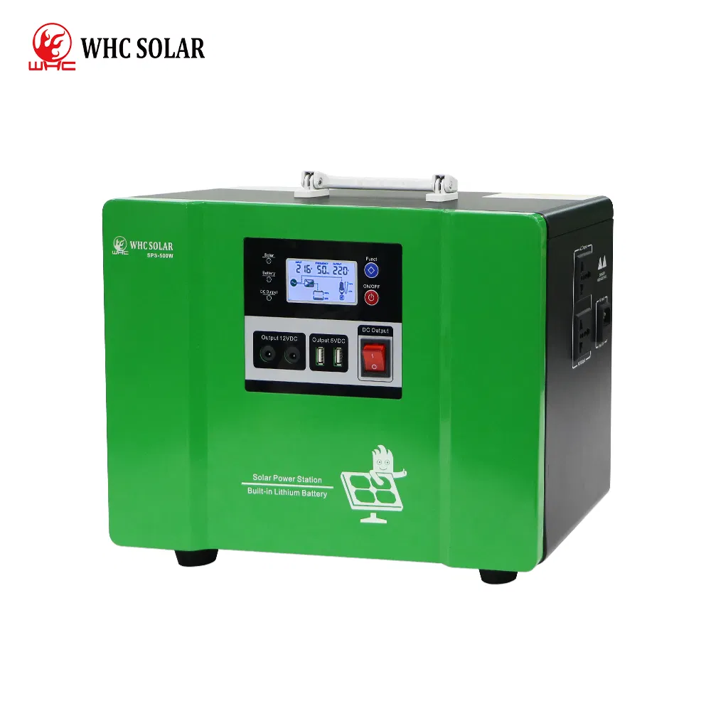 وحدة الطاقة الشمسية الصغيرة من وِهك 500W مزود الطاقة المحمولة الخارجية