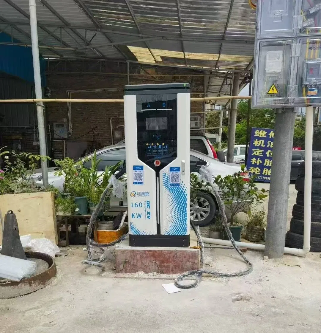 40kw 60kw 240kw تصميم مقبض محمول فعال لمحطة شحن محطات الشحن على الطرق السريعة بين المدن