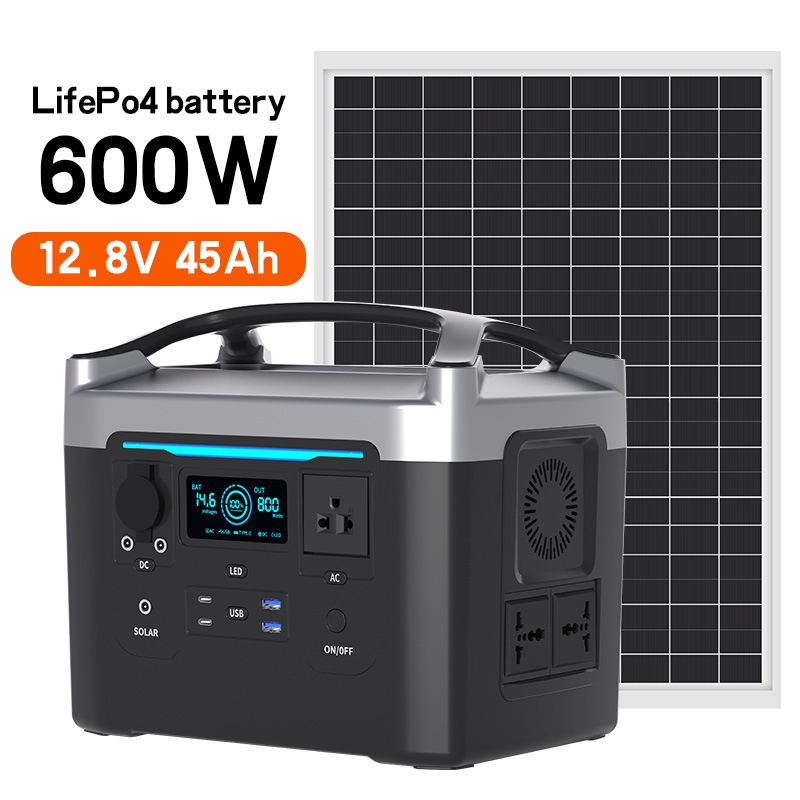 نظام طاقة الطوارئ المنزلية 200W 300W 400W 500W 1000W 1500W 2000W 2500W 3000W 5000W محطة طاقة شمسية محمولة في الهواء الطلق