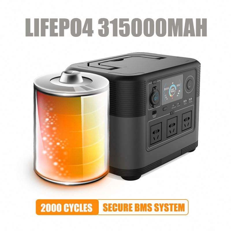 جهاز شحن محمول 1200W محطة طاقة UPS LiFePO4