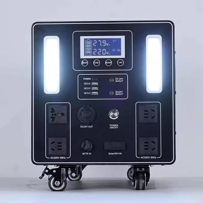 3000W 3500W 5000W جهاز تخزين الطاقة الشمسية في محطة الطاقة الخارجية جهاز تخزين الطاقة الشمسية لجهاز التخييم الخارجي