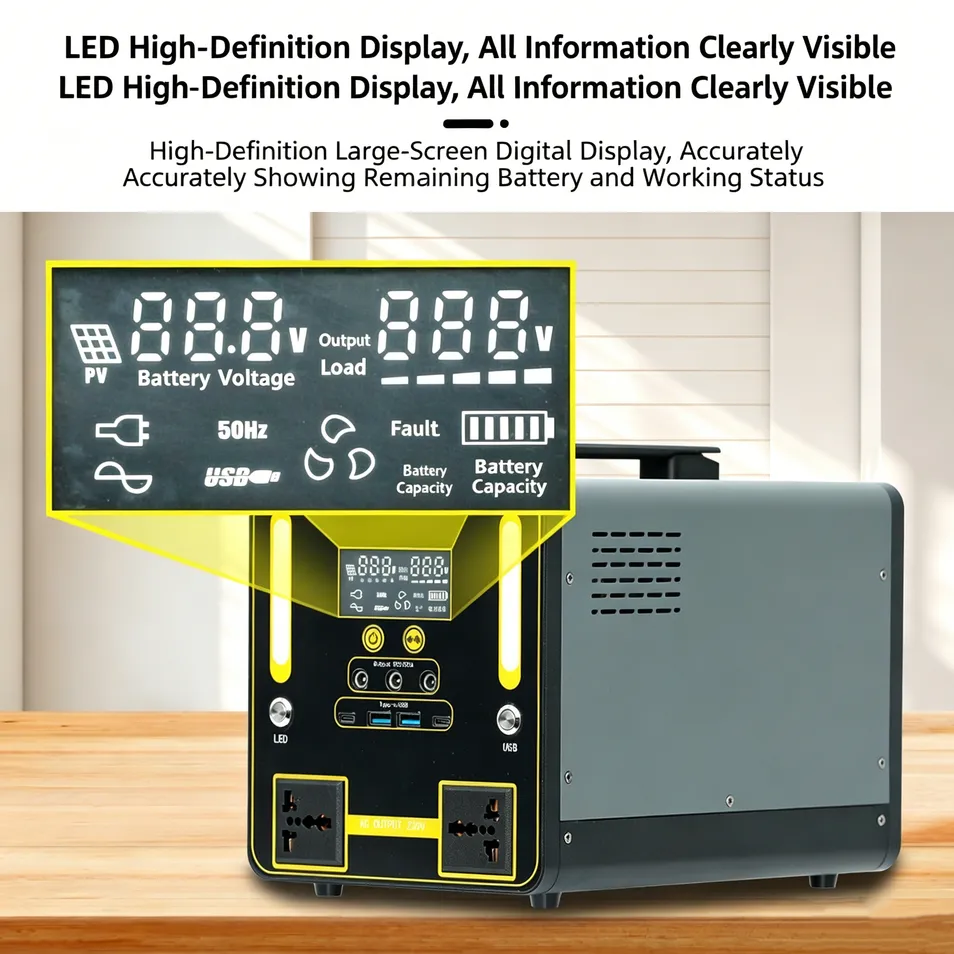 محطة طاقة محمولة متعددة الوظائف للطوارئ للاستخدام الخارجي والتجاري 3000W 3500W 6000W LiFePO4