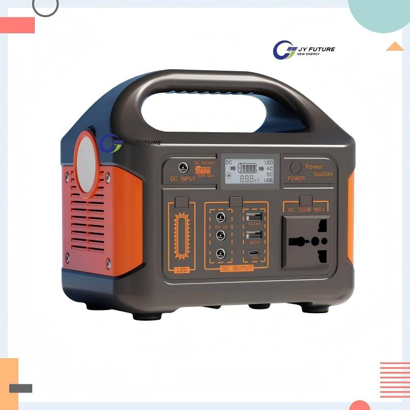 محطة طاقة محمولة 300W/500W/600W/1000W LiFePO4 مولد شمسي خارجي بنك مصباح بطارية خارجية لوحة شمسية