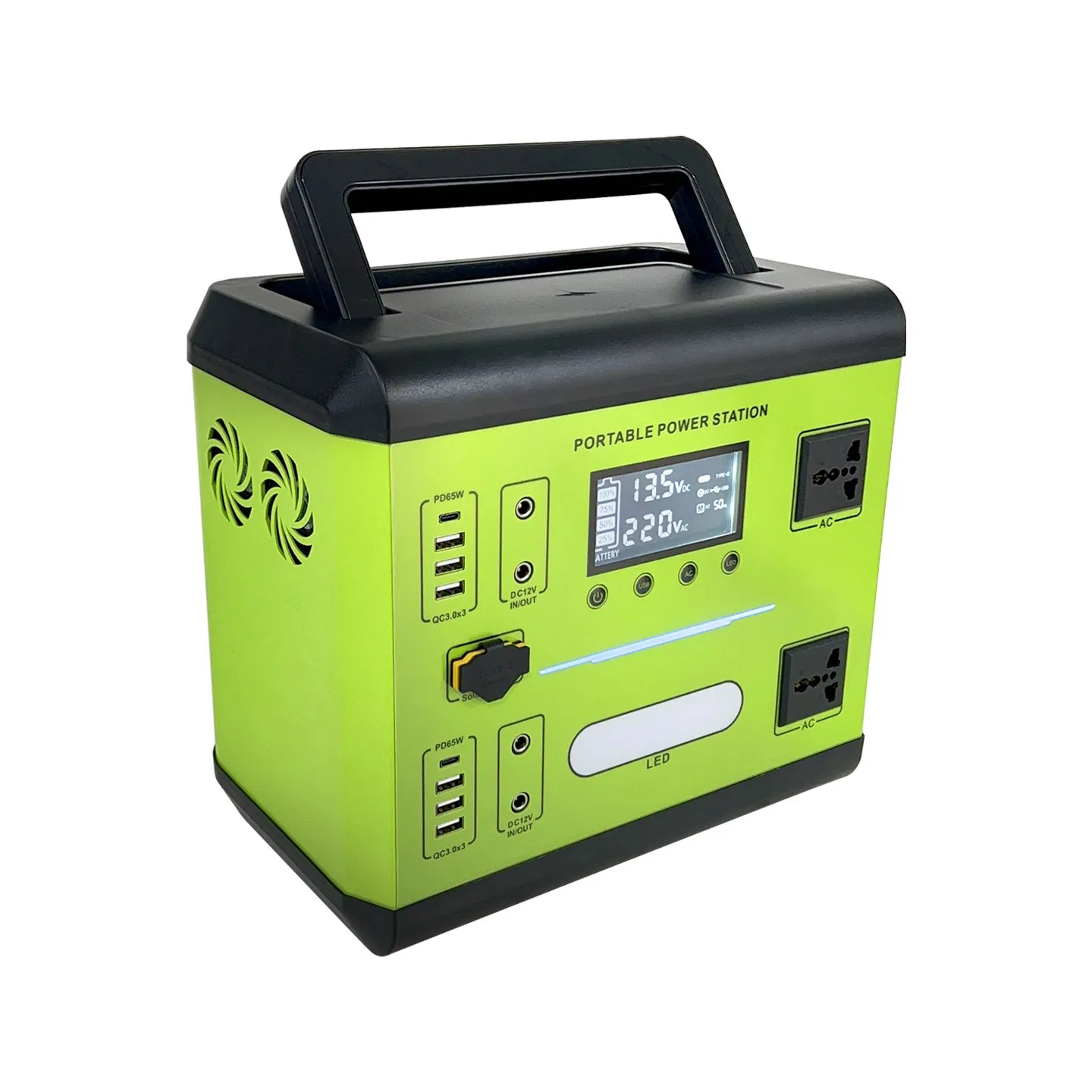 300W 600W 1100W جهاز تخزين الطاقة لمحطة الطاقة حزمة بطارية للتخييم في الهواء الطلق