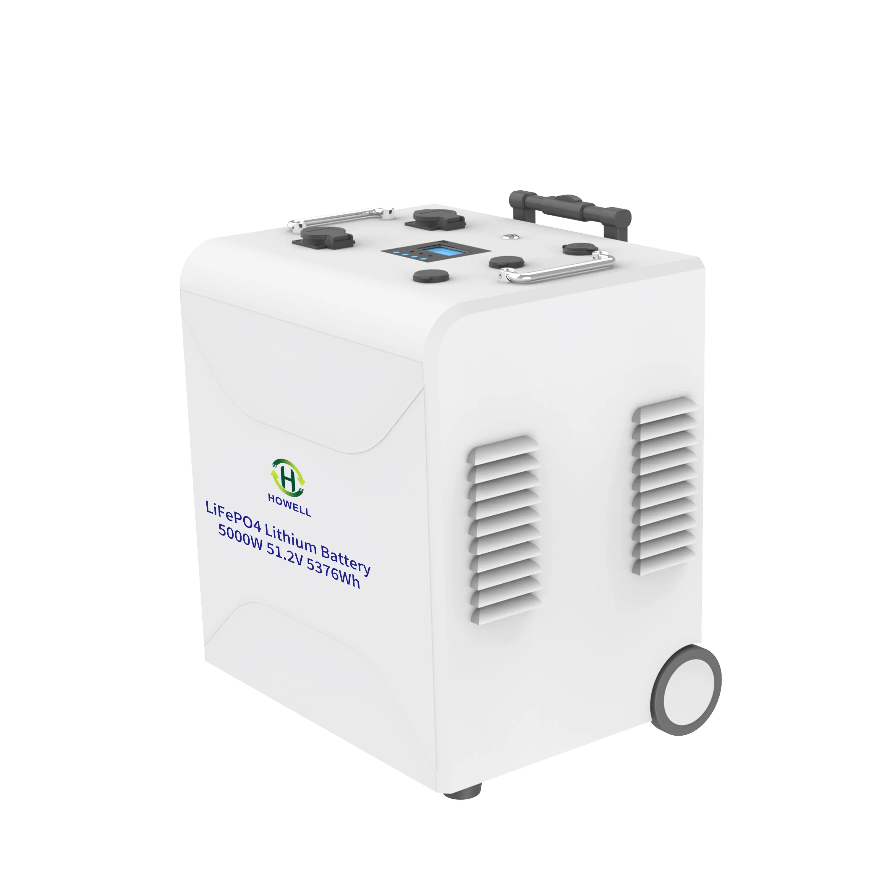 51.2V 105ah LiFePO4 محطة طاقة محمولة للبطارية لنظام مراقبة الطقس وكاشف المستشعرات