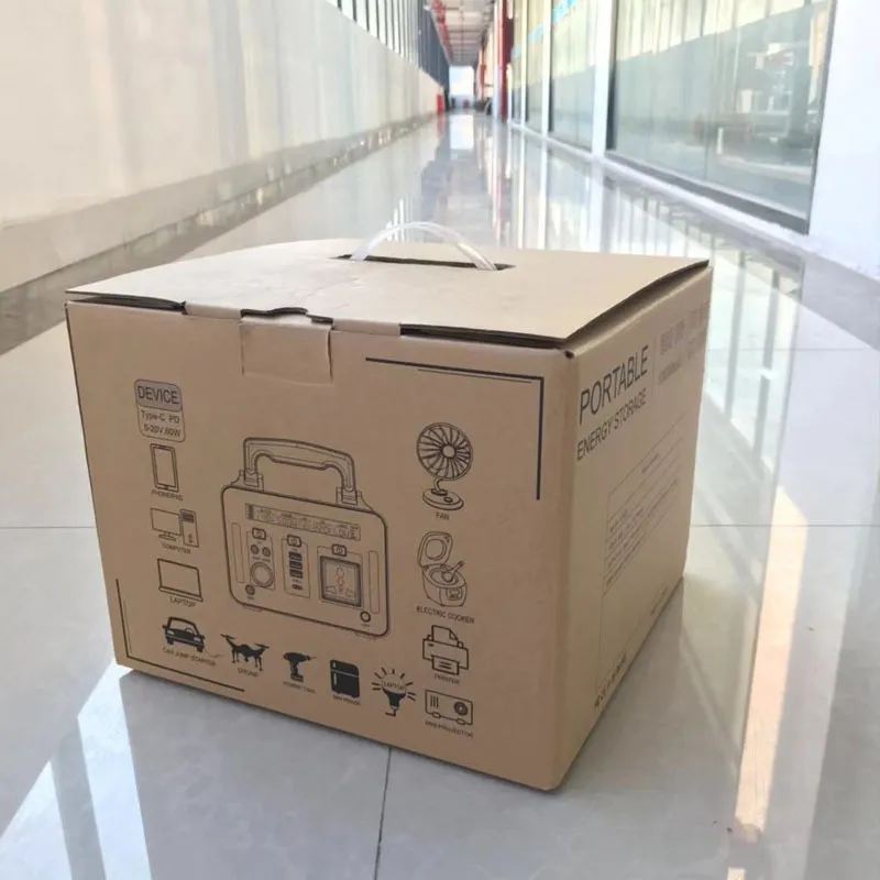 300wh شاحن شمسي مزود بالطاقة الكهربائية AC DC نظام إمداد الطاقة UPS محمول في الهواء الطلق