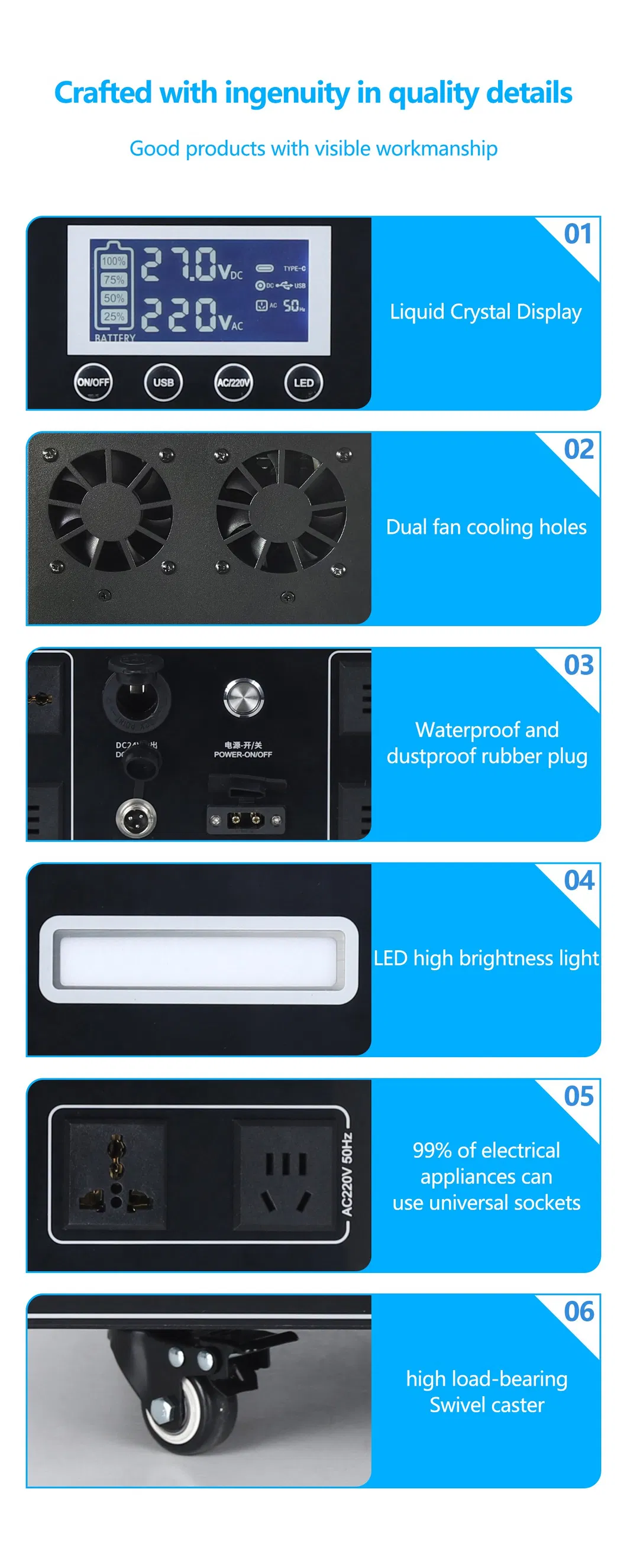 3000W 3500W 5000W جهاز تخزين الطاقة الشمسية في محطة الطاقة الخارجية جهاز تخزين الطاقة الشمسية لجهاز التخييم الخارجي