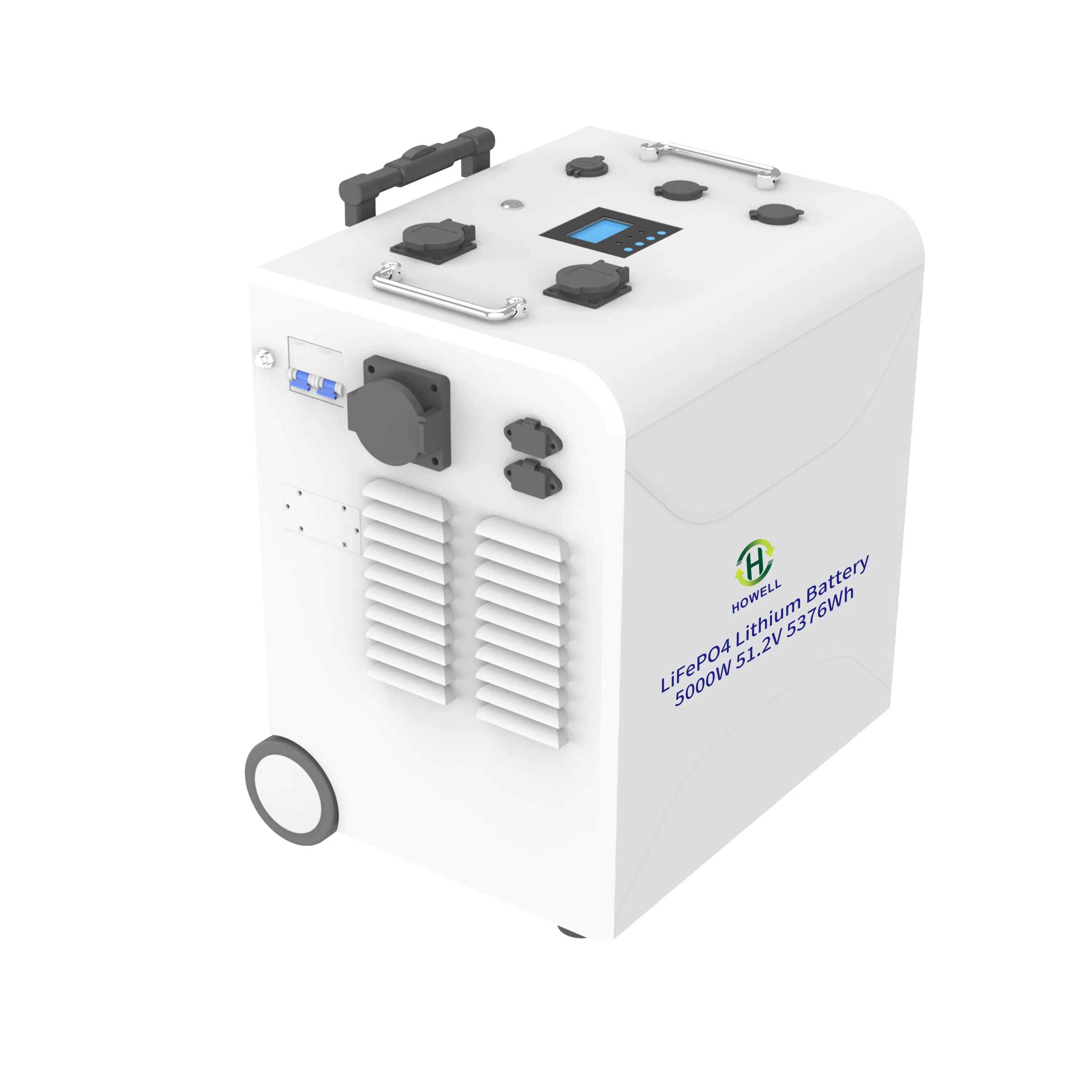 51.2V 105ah LiFePO4 محطة طاقة محمولة للبطارية لنظام مراقبة الطقس وكاشف المستشعرات