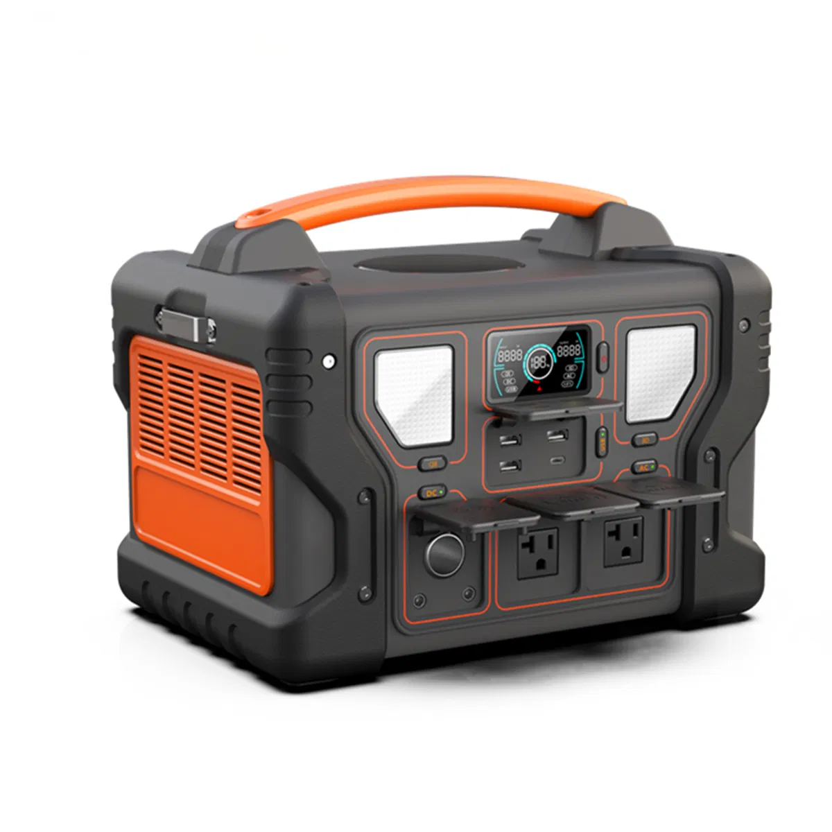 خصص 700W مولد طاقة احتياطي طارئ مزود بالطاقة الشمسية المحمولة نظام محطة الطاقة المحمولة