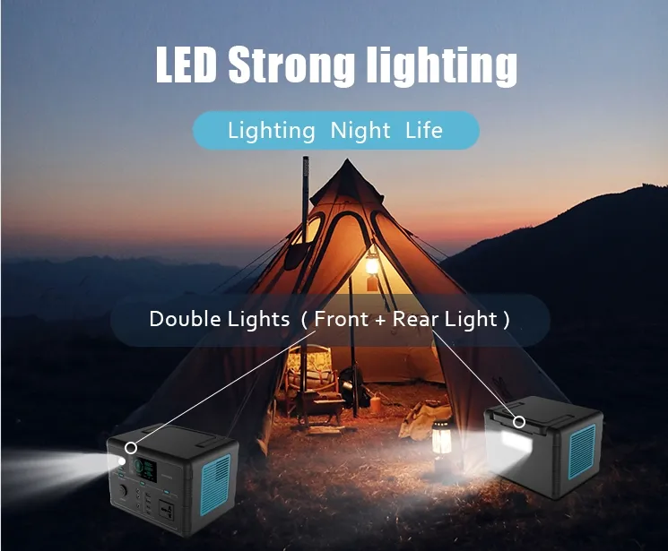 محطة طاقة محمولة عالية السعة 500W