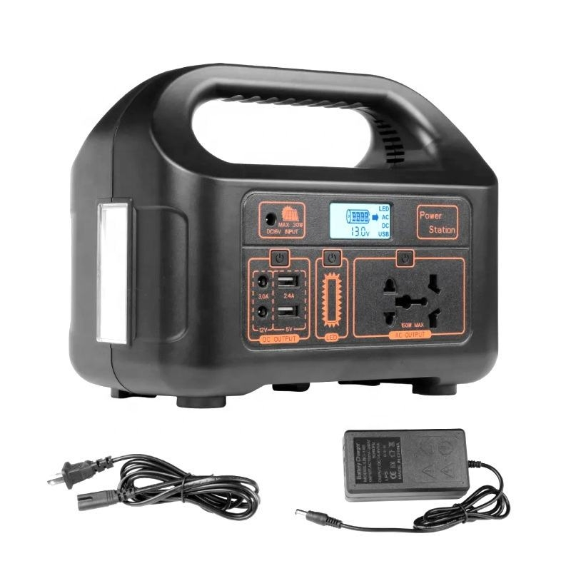 محطة طاقة محمولة من الصين 300W 500W 600W 1000W 1200W منزلية متنقلة LiFePO4 مآخذ UPS مولد شمسي منزل تخييم سيارة محطة طاقة شمسية صينية السعر