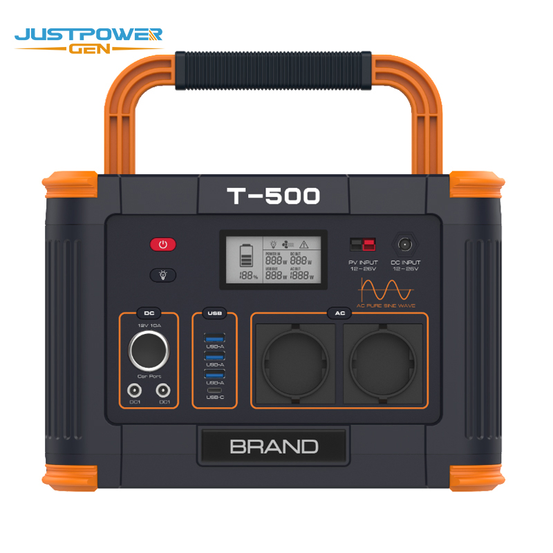 سعر رخيص صغير 500W تخزين الطاقة الليثيوم محطة الطاقة الخارجية المحمولة مولد الطاقة الشمسية الاحتياطي