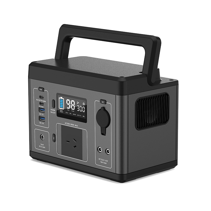 300W بنك بطارية ليثيوم القابلة للشحن مولد الطاقة الشمسية المحمولة