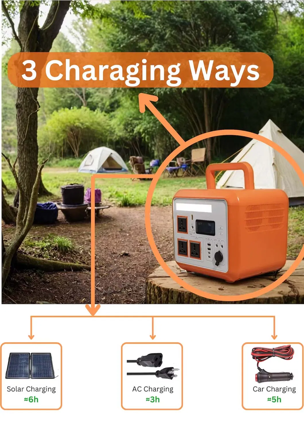 محطة طاقة محمولة 1500W