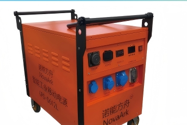 12kw محطة طاقة محمولة بسعة كبيرة للاستخدام الصناعي مع شحن بالطاقة الشمسية مناسبة لآلات القطع وآلات اللحام والمثاقب الكهربائية