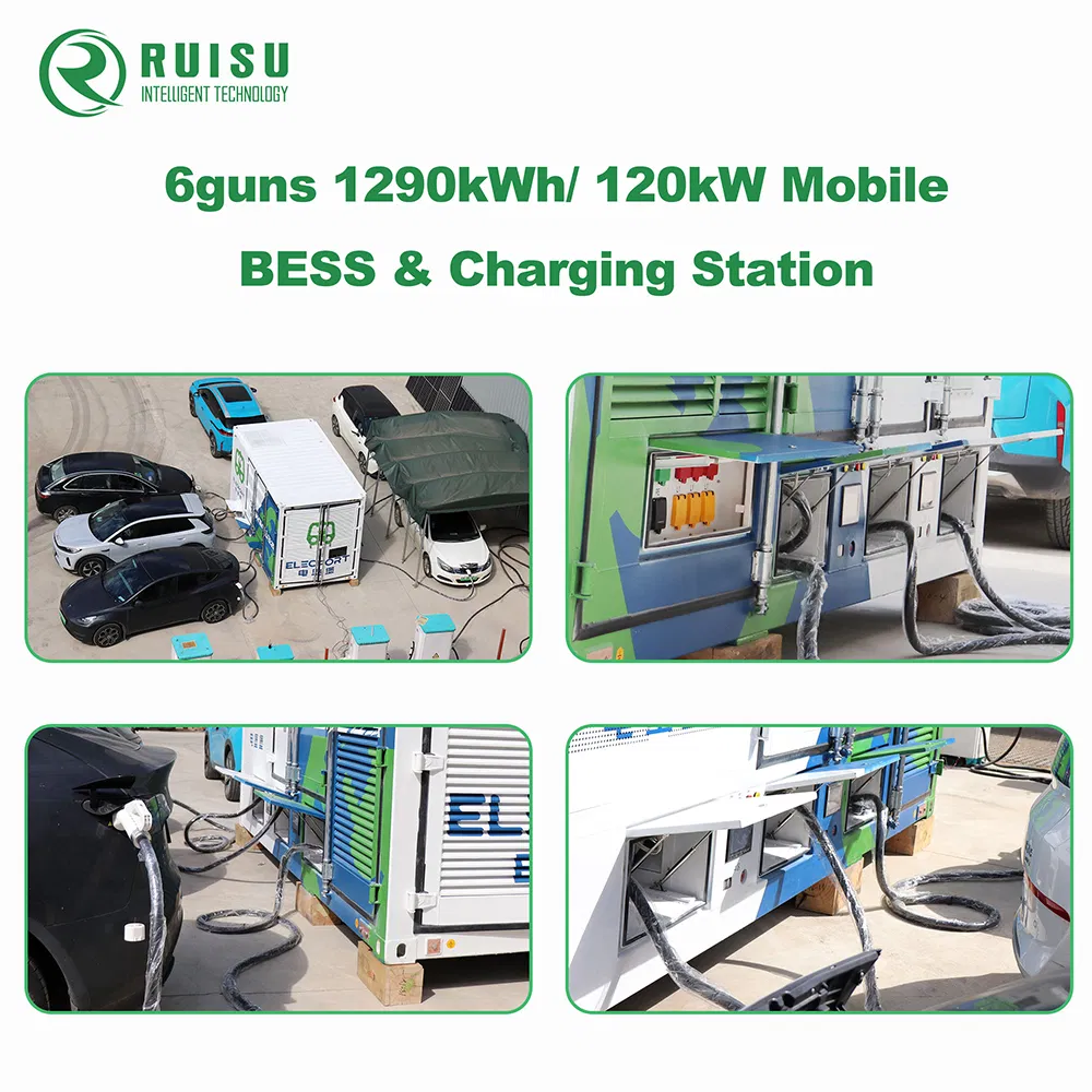 محطة طاقة محمولة 1.29mwh 1.2MW 1c نظام احتياطي للطاقة الخارجية لتزويد الطاقة للمشاريع