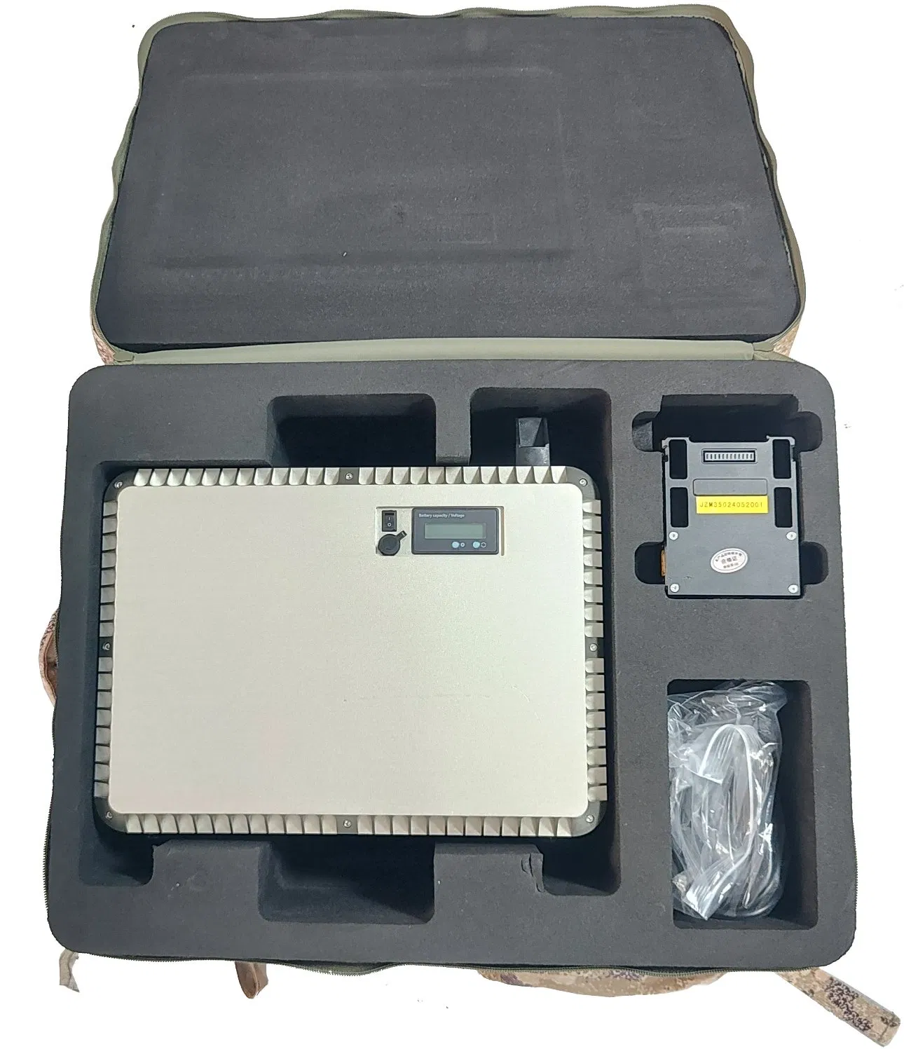 طائرة فيينغ 2kw حبل لطائرة دي جي آي بدون طيار مع تصميم جهد ثابت محمول 25/50V النموذج: S35-2kw-55m