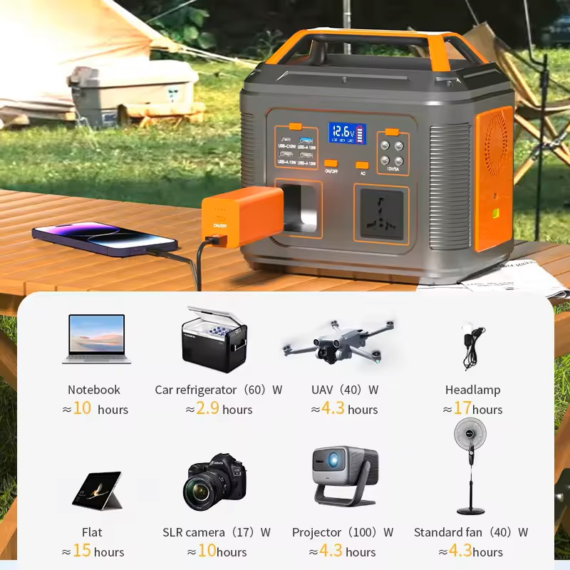 نظام طاقة الطوارئ المنزلي LiFePO4 بطارية ليثيوم 300 واط 500W 1000W 2000W 3000W 5000W مولد شمسي داخلي خارجي محطة طاقة محمولة مع لوحة شمسية