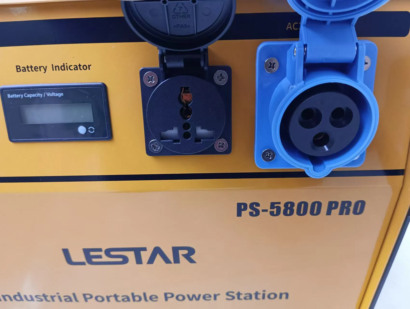 PS-5800PRO محطة طاقة صناعية محمولة تعمل ببطارية ليثيوم، 5627wh, 3000W مستمر / 5000W ذروة موجة جيبية نقية