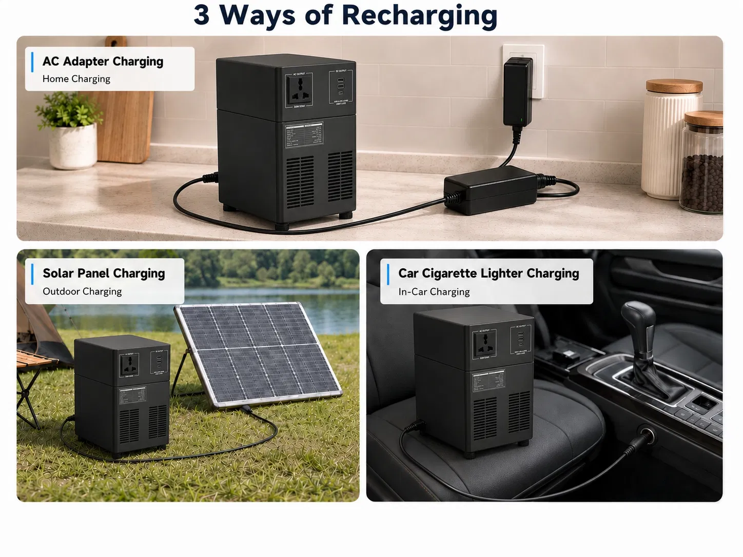 Portable Power Station Display