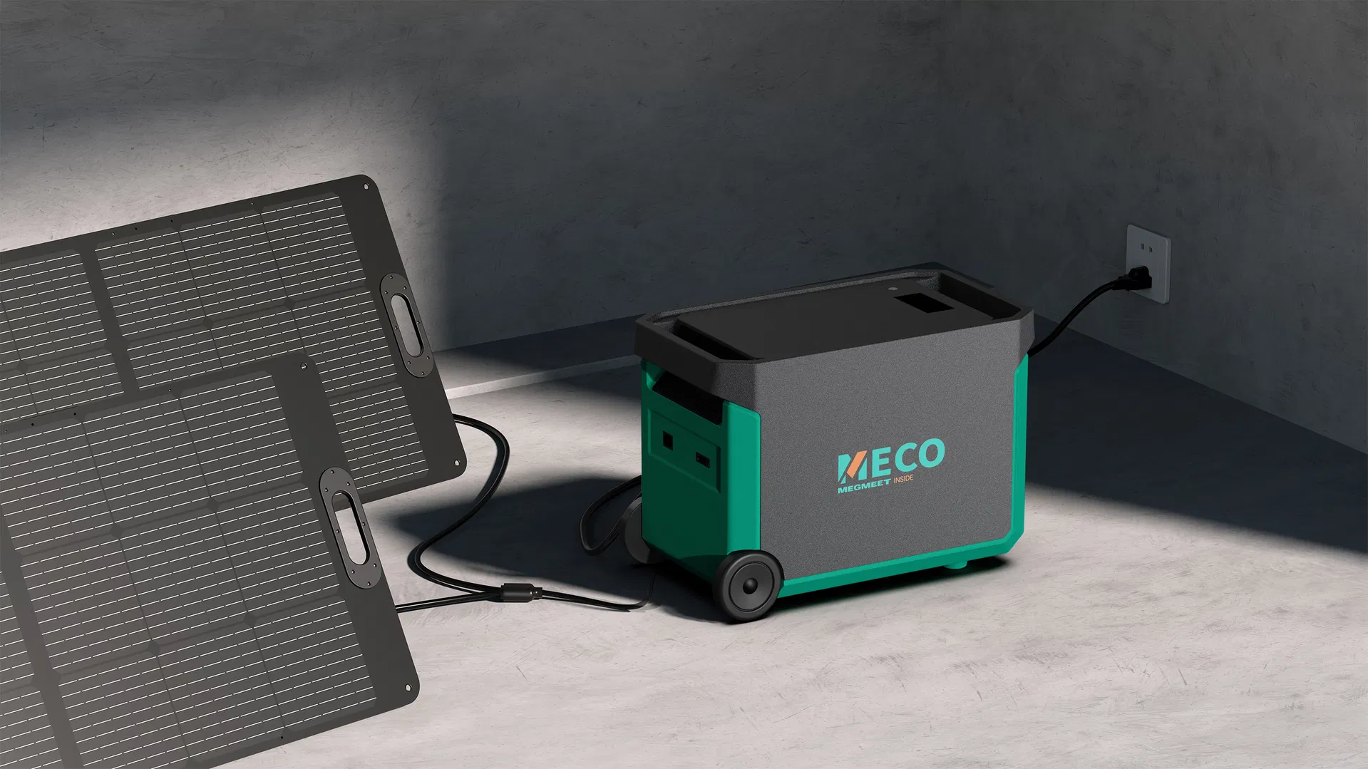 محطة طاقة شمسية محمولة عالية الأداء لجمع الأصدقاء 3.6kwh LiFePO4