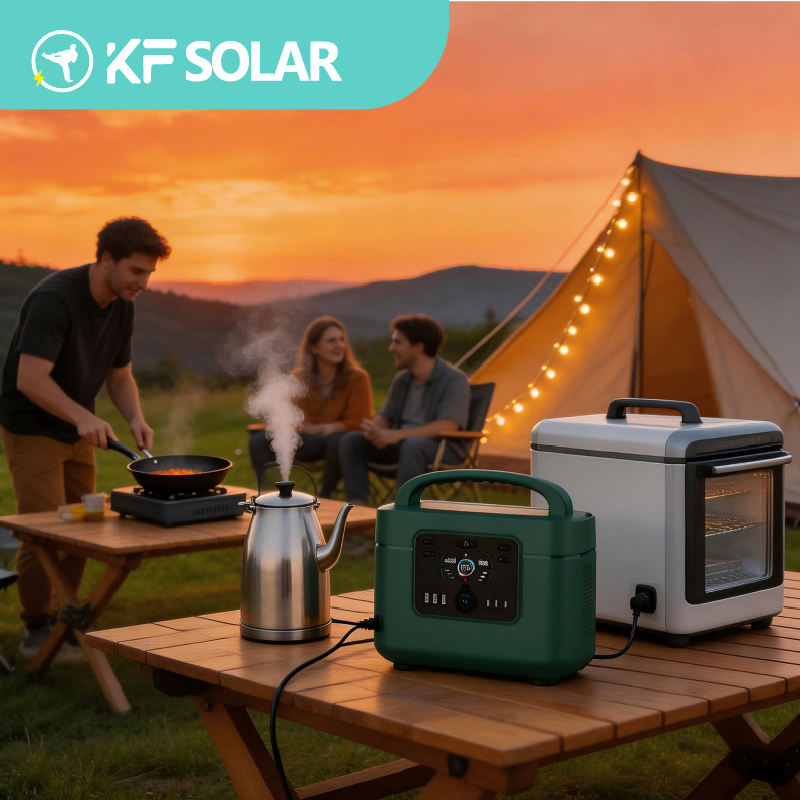 كيه إف سولار 220V110V محطة الطاقة الشمسية 1200W محطة الطاقة المحمولة