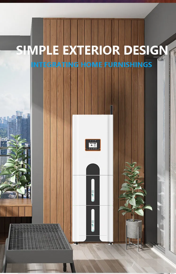 تفاصيل نظام تخزين الطاقة المنزلية قابل للتكديس 5kw 15kwh