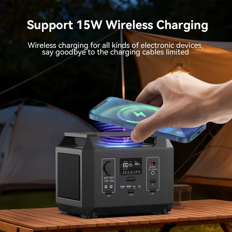 سعر المصنع 1200W 1008wh LiFePO4 محطة طاقة محمولة لاسلكية مولد طاقة شمسية خارجي بطارية للسيارة المنزل في الهواء الطلق