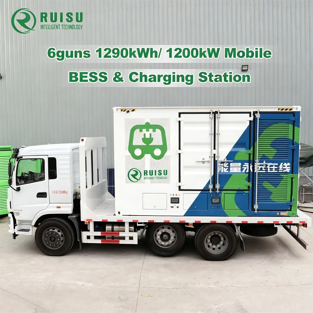 محطة طاقة محمولة 1.29mwh 1.2MW 1c نظام احتياطي للطاقة الخارجية لتزويد الطاقة للمشاريع
