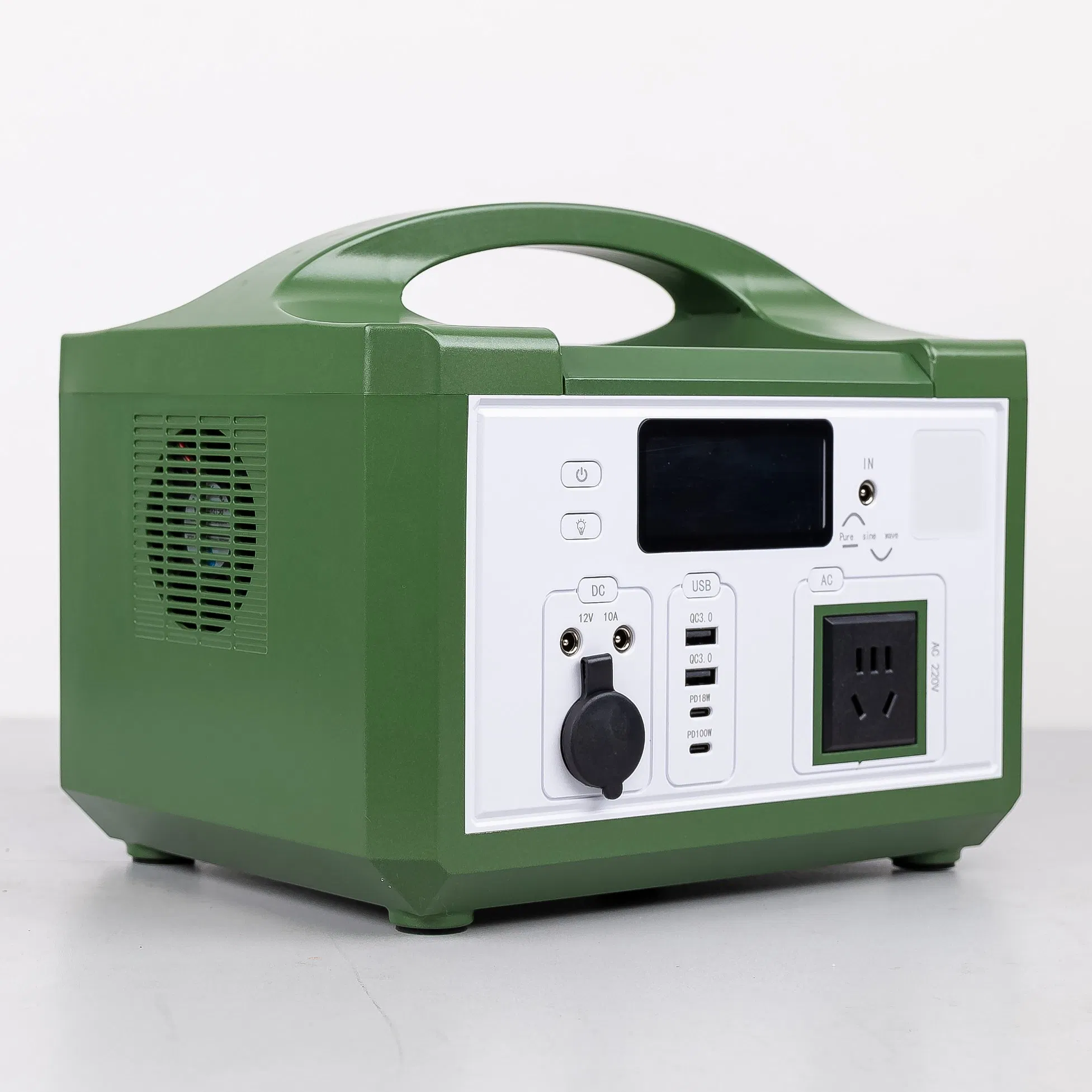يaye الأكثر سخونة بيع 500W/1000W مصدر طاقة محمول/ محطة طاقة محمولة مع Pd60W QC3.0 شهادة RoHS FCC للتخييم/ 200PCS المخزون لكل واط