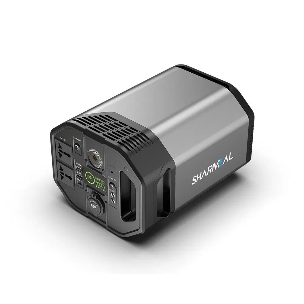 محطة رخيصة عالية السعة 600W شاحن بالطاقة الشمسية مع ضوء LED محمول