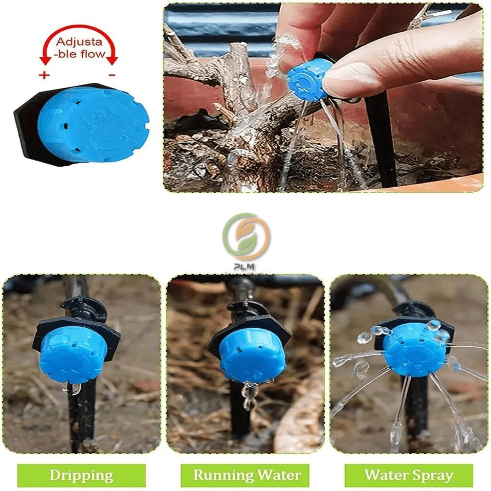 Watering Drip Irrigation Fittings 4L/8L Pressure Dripper Kit