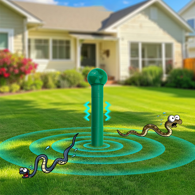 CE RoHS Outdoor Aosion or OEM Powered Snake Repellent Pest Control for Garden