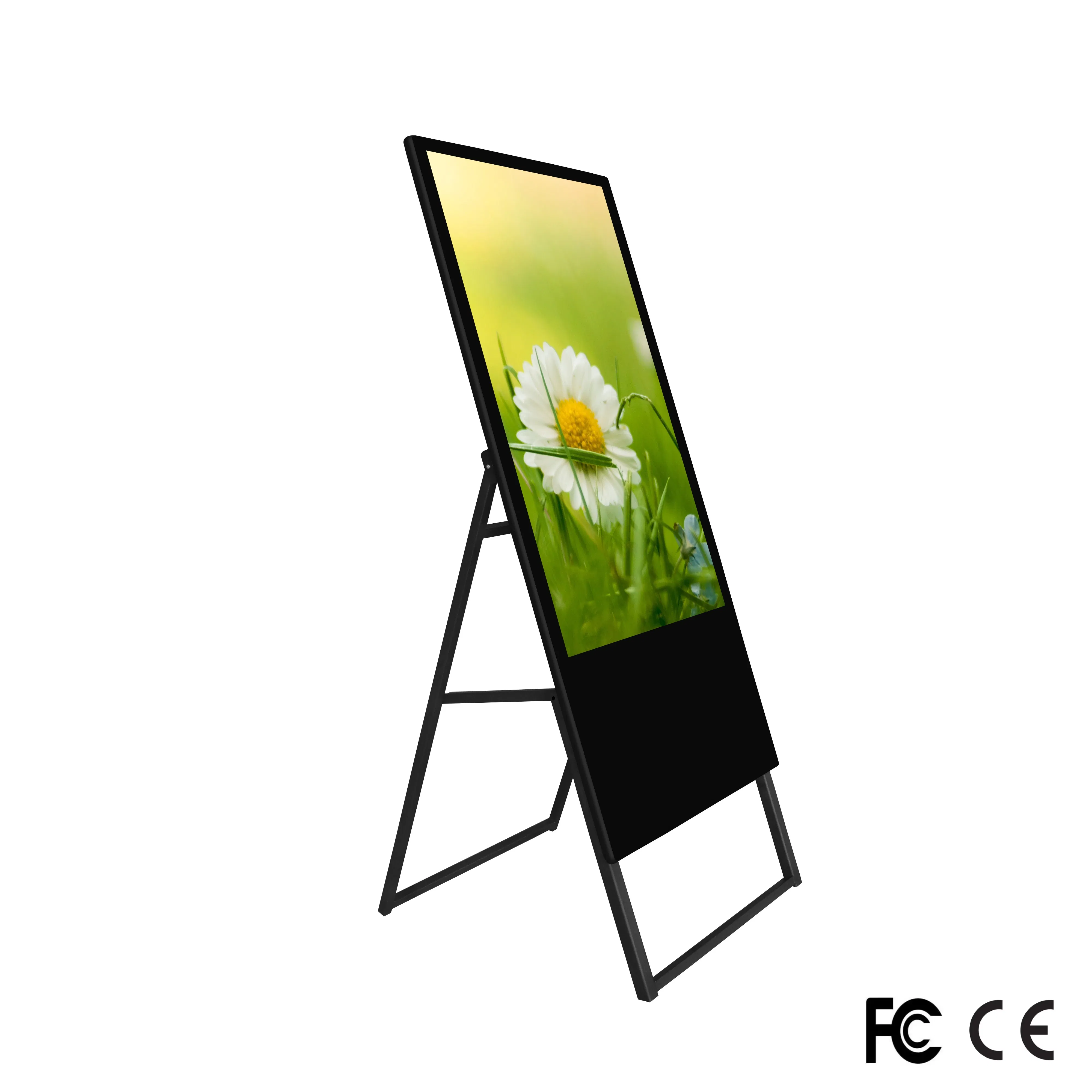 Floor Stand Me: Digital Signage with 4G Ethernet and WiFi Connectivity