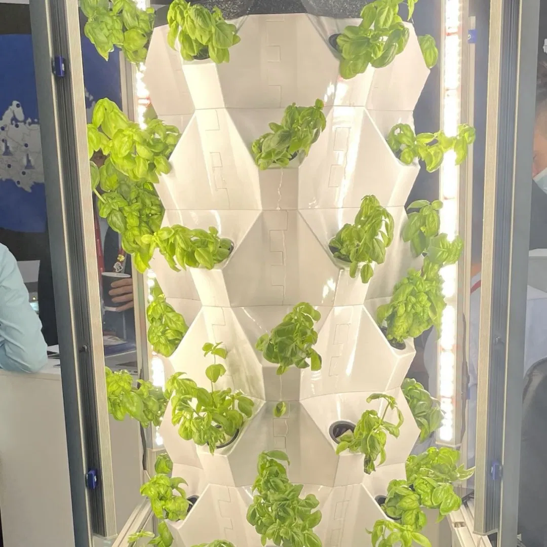 Nft Hydroponic Tower Gardening Vertical Tower Garden Aquaponics Tower System Garden