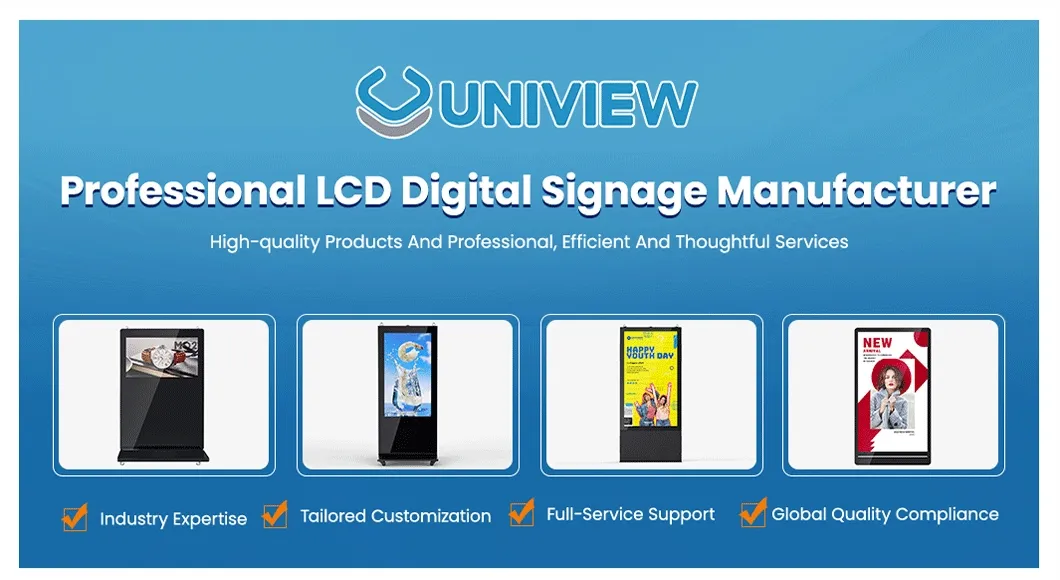 Outdoor Wall Mounted LCD Banner