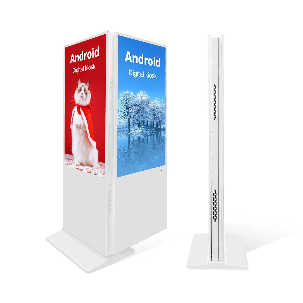 43 49 55 65 75 Ich Indoor Digital Signage and Display Interactive Touch Advertising Totem Double Sided Screens