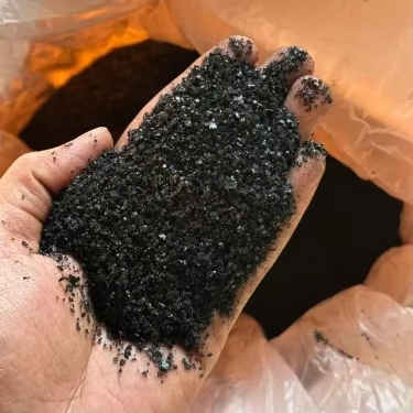 Reliable Potassium Humate Shiny Flakes Degraded Tired Soil Revival Amendment