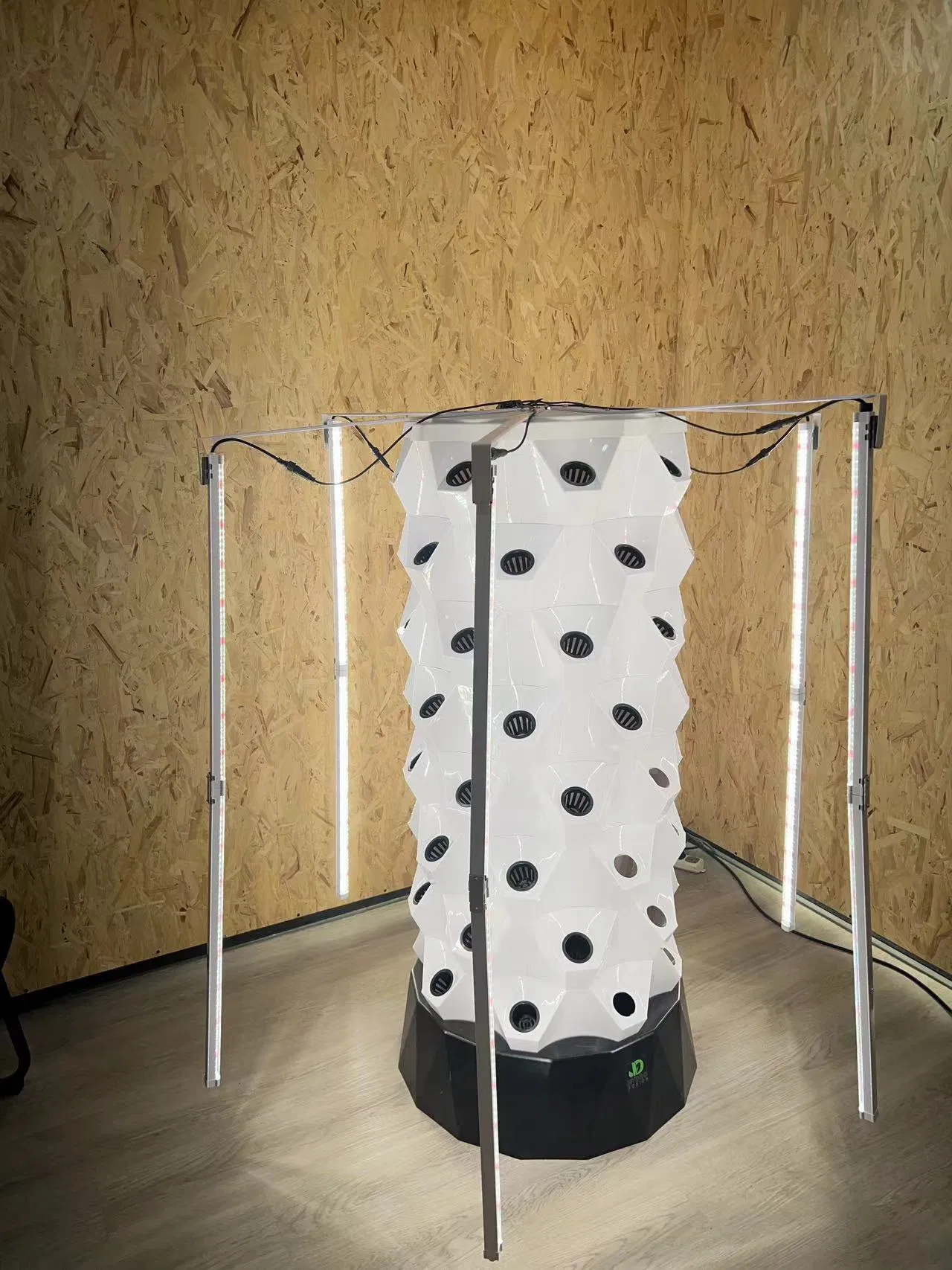 Agg Hot Sale in North American 13 Layer 52 Pots Greenhouse Vertical Tower Garden Hydroponic Grow Systems with Pump for Herbs