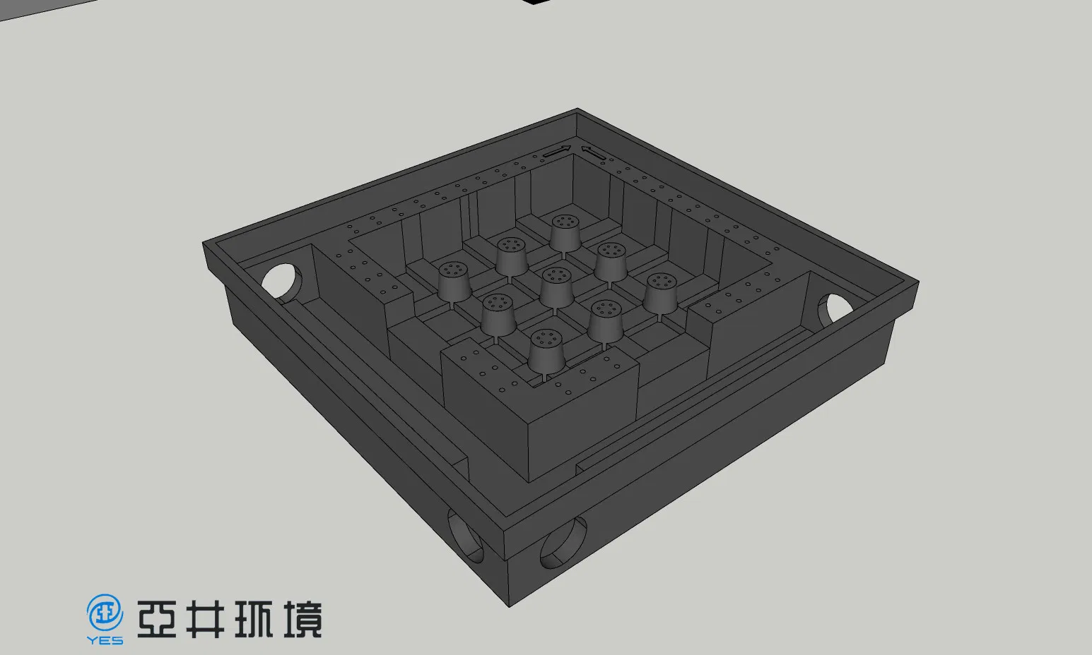 Plastic Planter Box with Rainwater Harvesting for Urban Farming Solutions